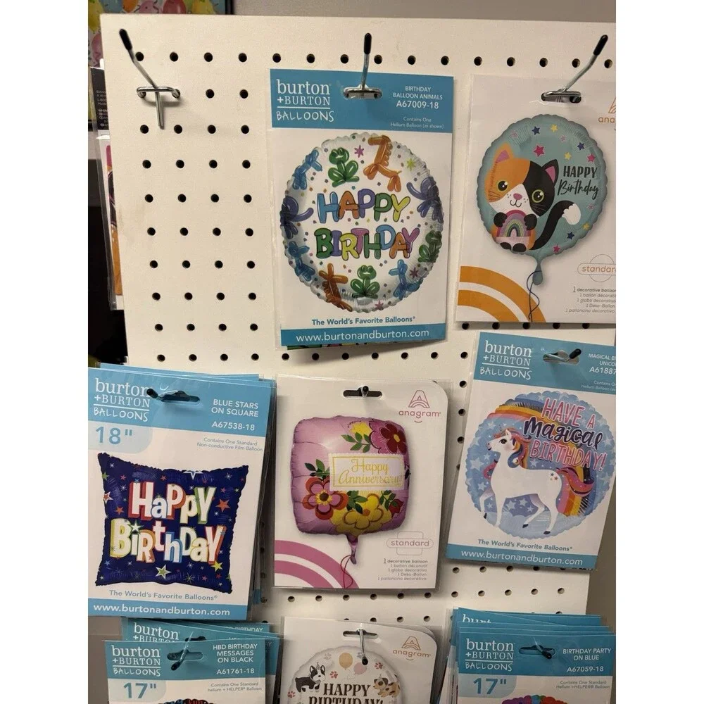 Lot of 59 Balloons Happy Birthday Anniversary Sweet 16 and Others. New